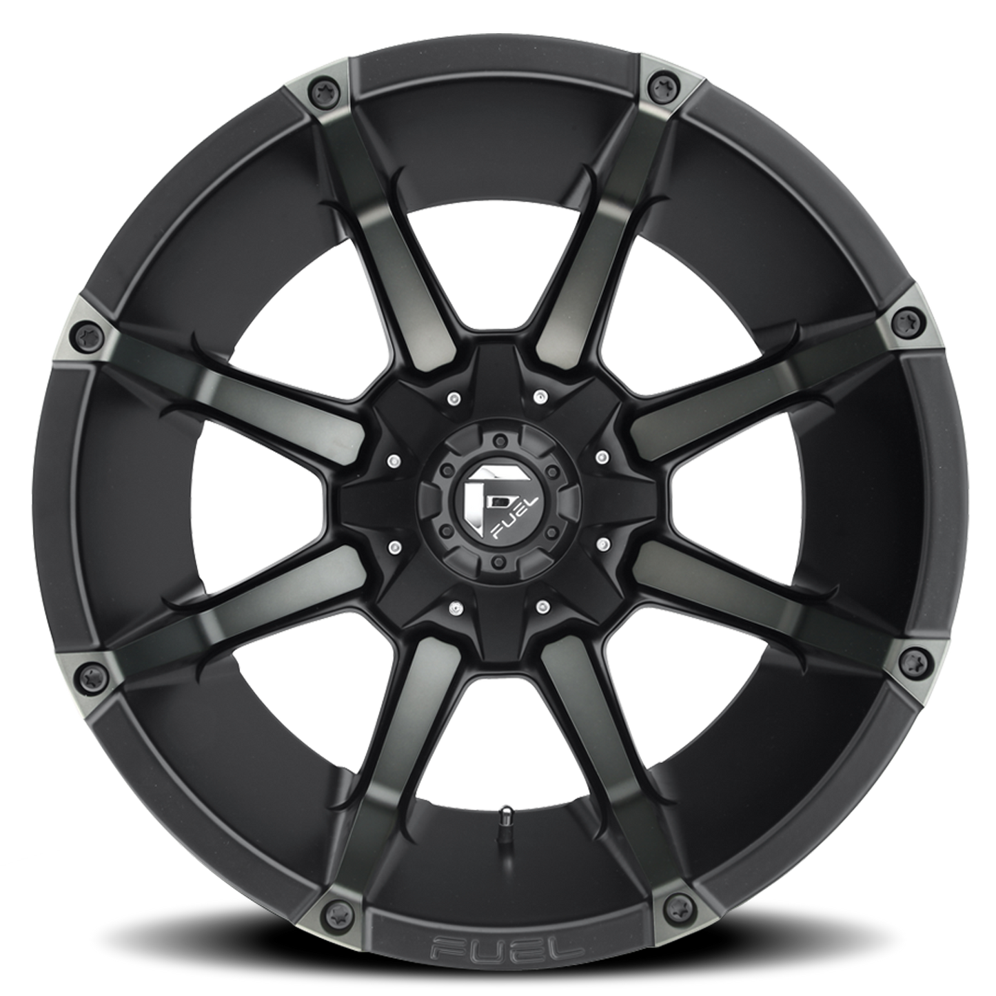 Aluminum Wheels 20X9 Coupler D556 6 On 120/6 On 139.7 Matte Black/Machined Dark Tint 78.1 Bore 19 Offset 8 Spoke Fuel Off Road Wheels