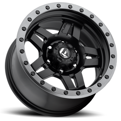 Aluminum Wheels 18X9 Anza D557 5 On 127 Matte Black 78.1 Bore 1 Offset 5 Spoke Fuel Off Road Wheels