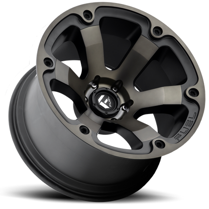 Aluminum Wheels 17X9 Beast D564 5 On 127 Matte Black/Machined Dark Tint 78.1 Bore 1 Offset 6 Spoke Fuel Off Road Wheels
