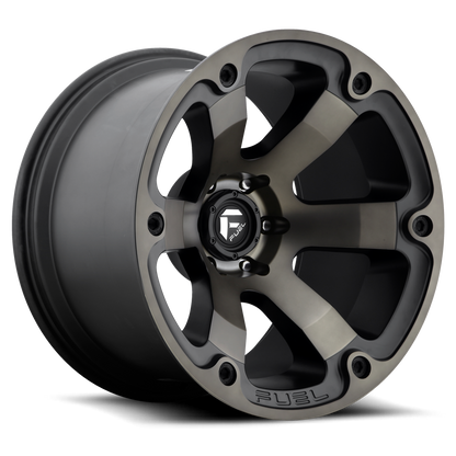 Aluminum Wheels 18X9 Beast D564 6 On 135 Matte Black/Machined Dark Tint 87.1 Bore 1 Offset 6 Spoke Fuel Off Road Wheels