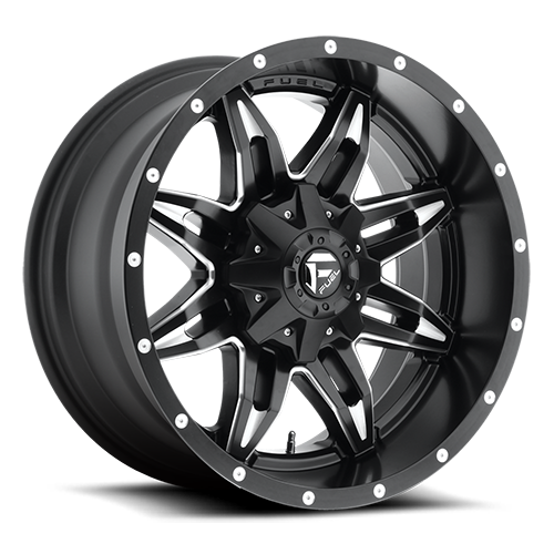 Aluminum Wheels 20X10 Lethal D567 5 On 139.7/5 On 150 Matte Black Milled 110.3 Bore -12 Offset Fuel Off Road Wheels