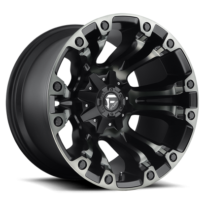 Aluminum Wheels 17X9 Vapor D569 6 On 135/6 On 139.7 Matte Black Double Dark Tint 106.1 Bore -12 Offset Fuel Off Road Wheels