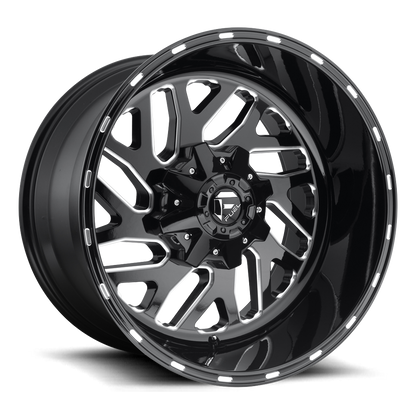 Aluminum Wheels 20X10 Triton D581 5 On 114.3/5 On 127 Gloss Black/Milled 78.1 Bore -18 Offset Mesh Spoke Fuel Off Road Wheels