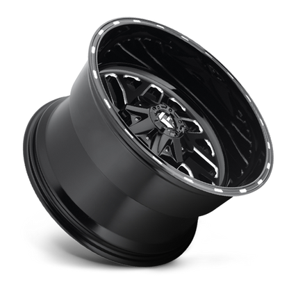 Aluminum Wheels 22X10 Triton D581 8 On 170 Gloss Black Milled 125.1 Bore -18 Offset Mesh Spoke Fuel Off Road Wheels