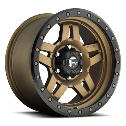 Aluminum Wheels 18X9 Anza D583 5 On 127 Bronze 78.1 Bore 1 Offset 5 Spoke Fuel Off Road Wheels