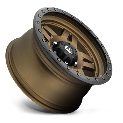 Aluminum Wheels 18X9 Anza D583 6 On 139.7 Bronze 108 Bore 1 Offset 5 Spoke Fuel Off Road Wheels