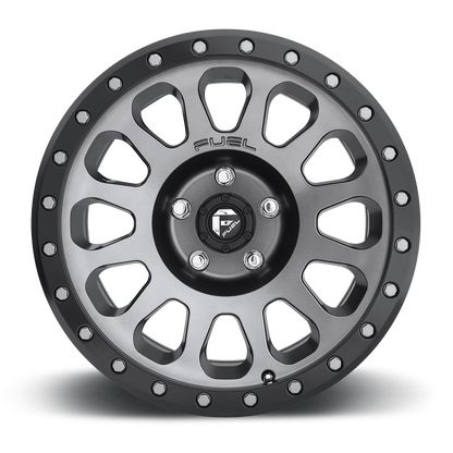 Aluminum Wheels 18X9 Vector D601 5 On 150 Anthracite Gray Black Bead Ring 110.3 Bore 1 Offset Fuel Off Road Wheels
