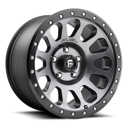 Aluminum Wheels 20X9 Vector D601 8 On 165.1 Anthracite Gray Black Bead Ring 125.2 Bore 1 Offset Fuel Off Road Wheels