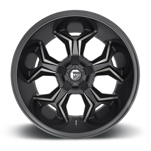 Aluminum Wheels 20X9 Avenger D605 5 On 139.7/5 On 150 Matte Black/Machined Dark Tint 110.3 Bore 1 Offset 5 Spoke Fuel Off Road Wheels