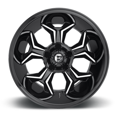 Aluminum Wheels 20X9 Avenger D606 5 On 139.7/5 On 150 Gloss Black Machined 110.3 Bore 20 Offset 5 Spoke Fuel Off Road Wheels