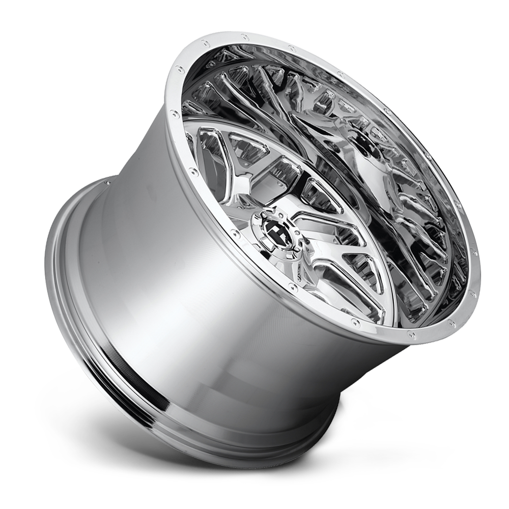 Aluminum Wheels 20X10 Triton D609 8 On 180 Chrome Plated 124.2 Bore -18 Offset Mesh Spoke Fuel Off Road Wheels