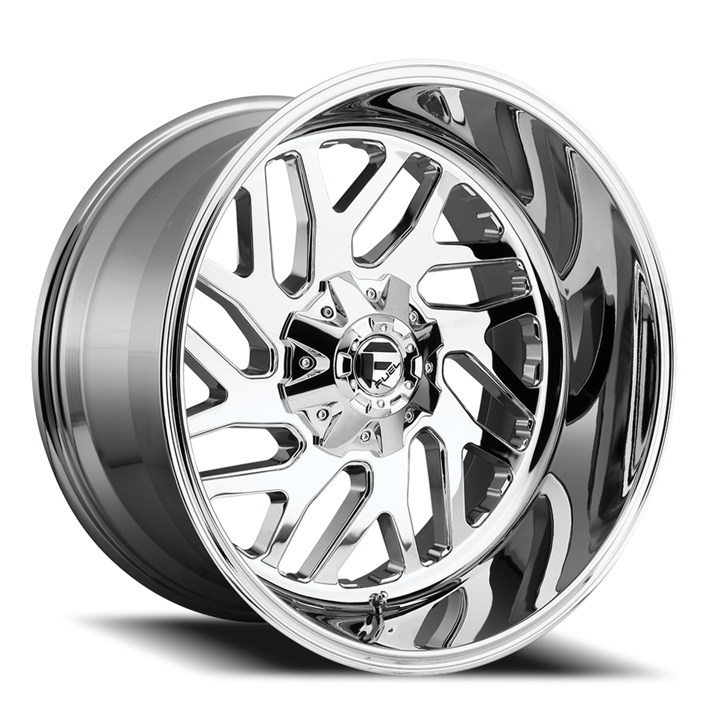 Aluminum Wheels 20X10 Triton D609 8 On 165.1 Chrome Plated 125.1 Bore -18 Offset Mesh Spoke Fuel Off Road Wheels