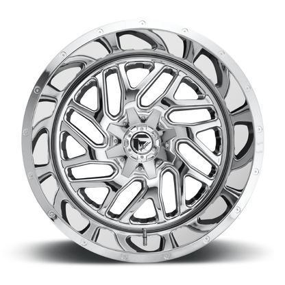 Aluminum Wheels 22X10 Triton D609 8 On 180 Chrome Plated 124.2 Bore -18 Offset Mesh Spoke Fuel Off Road Wheels