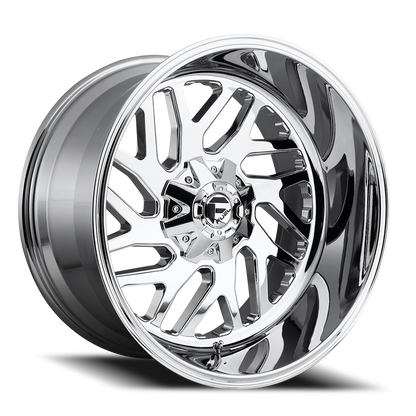 Aluminum Wheels 22X10 Triton D609 6 On 135/6 On 139.7 Chrome Plated 106.1 Bore -19 Offset Mesh Spoke Fuel Off Road Wheels