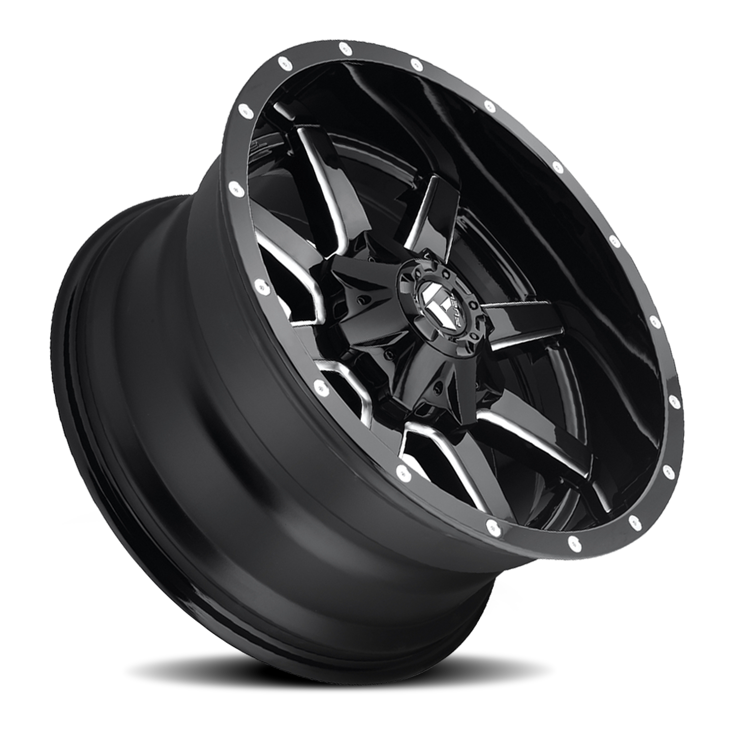 Aluminum Wheels 18X9 Maverick D610 6 On 135/6 On 139.7 Gloss Black Milled 106.1 Bore -13 Offset Fuel Off Road Wheels