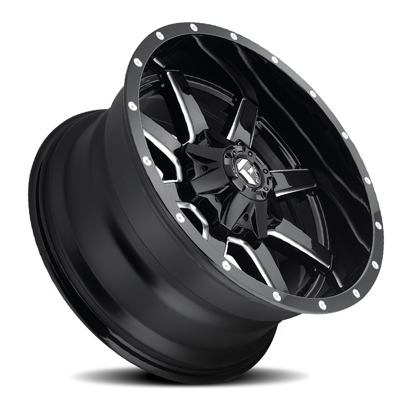 Aluminum Wheels 20X9 Maverick D610 6 On 120/6 On 139.7 Gloss Black Milled 78.1 Bore 19 Offset Fuel Off Road Wheels