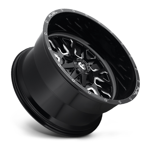 Aluminum Wheels 22X10 Stroke D611 5 On 139.7/5 On 150 Gloss Black Milled 110.3 Bore -18 Offset Fuel Off Road Wheels
