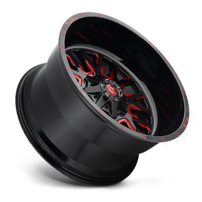 Aluminum Wheels 18X9 Stroke D612 6 On 135/6 On 139.7 Gloss Red Milled 106.3 Bore 20 Offset Fuel Off Road Wheels