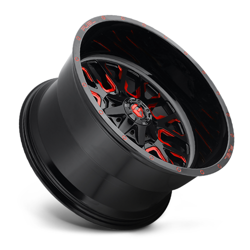 Aluminum Wheels 20X9 Stroke D612 5 On 139.7/5 On 150 Gloss Red Milled 110.3 Bore 1 Offset Fuel Off Road Wheels