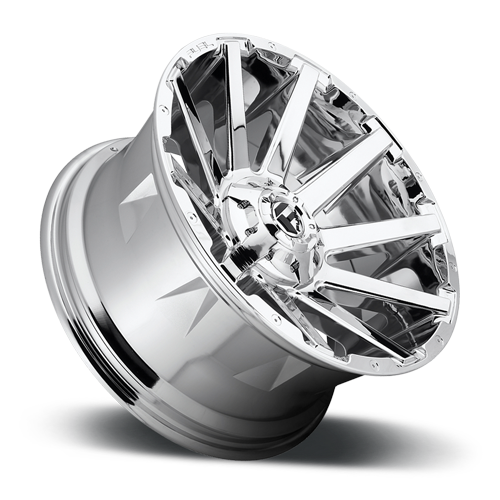 Aluminum Wheels 20X10 Contra D614 8 On 165.1 Chrome 125.2 Bore -18 Offset Multi Spoke Fuel Off Road Wheels