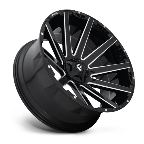 Aluminum Wheels 20X9 Contra D616 8 On 165.1 Matte Black Milled 125.2 Bore 20 Offset Multi Spoke Fuel Off Road Wheels