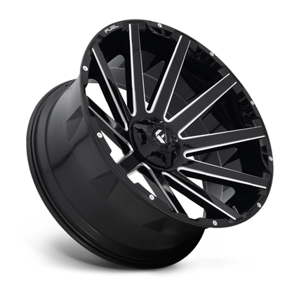 Aluminum Wheels 22X10 Contra D616 5 On 139.7/5 On 150 Matte Black Milled 110.3 Bore -18 Offset Multi Spoke Fuel Off Road Wheels