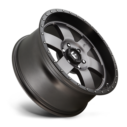 Aluminum Wheels 18X9 Podium D619 6 On 139.7 Anthracite/Black Lip 108 Bore 1 Offset Fuel Off Road Wheels