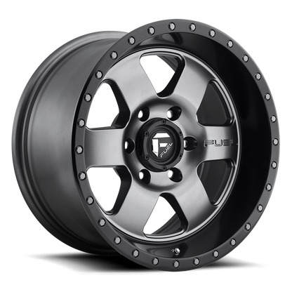 Aluminum Wheels 18X9 Podium D619 5 On 139.7 Anthracite/Black Lip 108 Bore 20 Offset Fuel Off Road Wheels