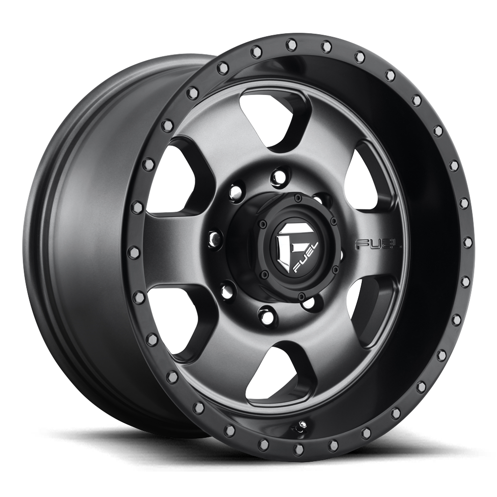 Aluminum Wheels 20X9 Podium D619 8 On 170 Anthracite/Black Lip 125.1 Bore 1 Offset Fuel Off Road Wheels