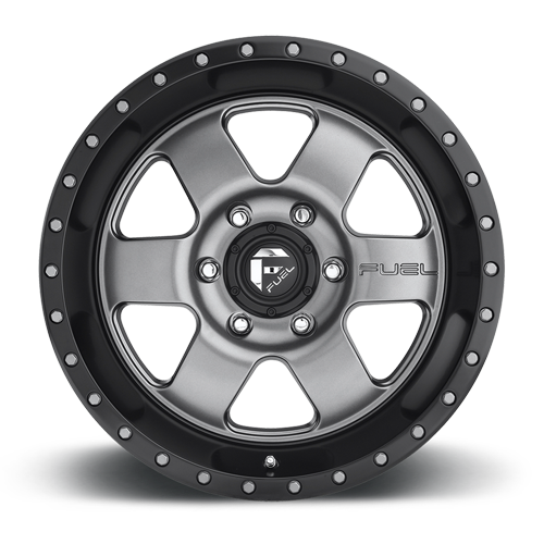 Aluminum Wheels 20X9 Podium D619 8 On 165.1 Anthracite/Black Lip 125.2 Bore 1 Offset Fuel Off Road Wheels