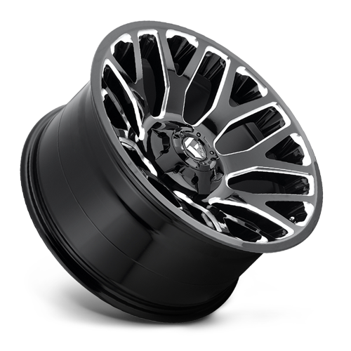 Aluminum Wheels 20X9 Warrior D623 5 On 139.7/5 On 150 Gloss Black Milled 110.3 Bore 20 Offset Fuel Off Road Wheels