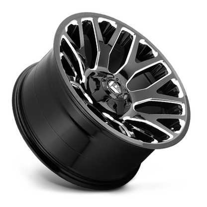Aluminum Wheels 20X9 Warrior D623 6 On 135/6 On 139.7 Gloss Black Milled 106.3 Bore 20 Offset Fuel Off Road Wheels