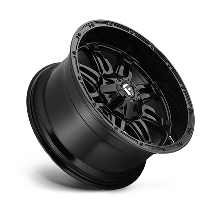 Aluminum Wheels 20X9 Hostage D625 5 On 114.3/5 On 127 Gloss Black 78.1 Bore 1 Offset Fuel Off Road Wheels