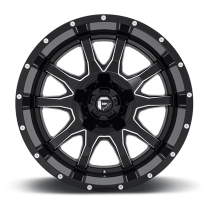 Aluminum Wheels 20X9 Vandal D627 8 On 170 Gloss Black Milled 125.1 Bore 20 Offset Fuel Off Road Wheels