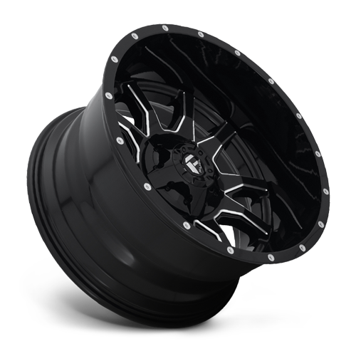 Aluminum Wheels 20X9 Vandal D627 8 On 180 Gloss Black Milled 124.2 Bore 20 Offset Fuel Off Road Wheels
