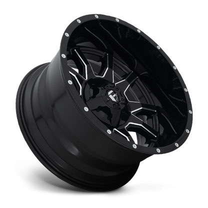 Aluminum Wheels 20X9 Vandal D627 6 On 135/6 On 139.7 Gloss Black Milled 106.1 Bore 1 Offset Fuel Off Road Wheels