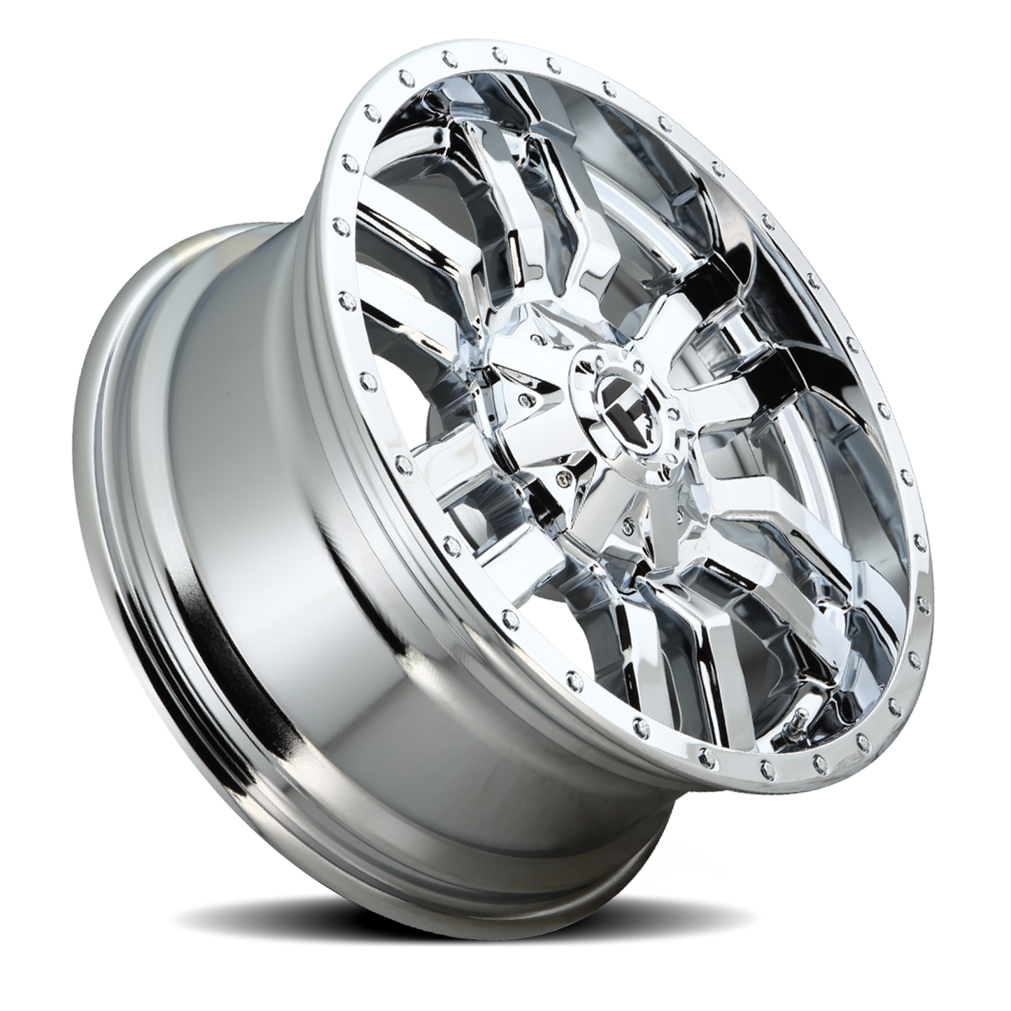 Aluminum Wheels 20X10 Sledge D631 8 On 170 Chrome Plated 125.1 Bore -18 Offset Fuel Off Road Wheels