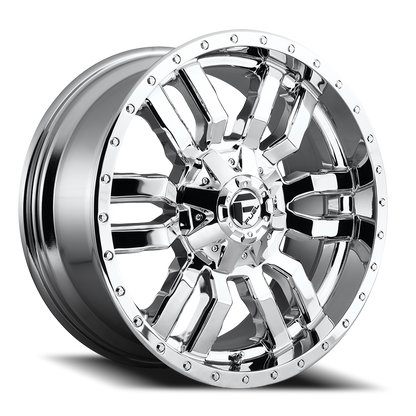 Aluminum Wheels 20X9 Sledge D631 6 On 135/6 On 139.7 Chrome Plated 106.1 Bore 20 Offset Fuel Off Road Wheels