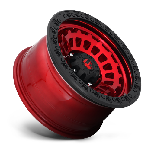 Aluminum Wheels 18X9 Zephyr D632 6 On 135 Candy Red W/Matte Black Ring 87.1 Bore -12 Offset Fuel Off Road Wheels