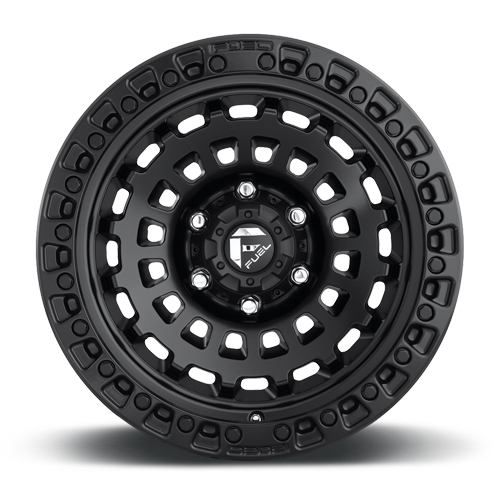 Aluminum Wheels 17X9 Zephyr D633 6 On 139.7 Matte Black 106.3 Bore 1 Offset Fuel Off Road Wheels