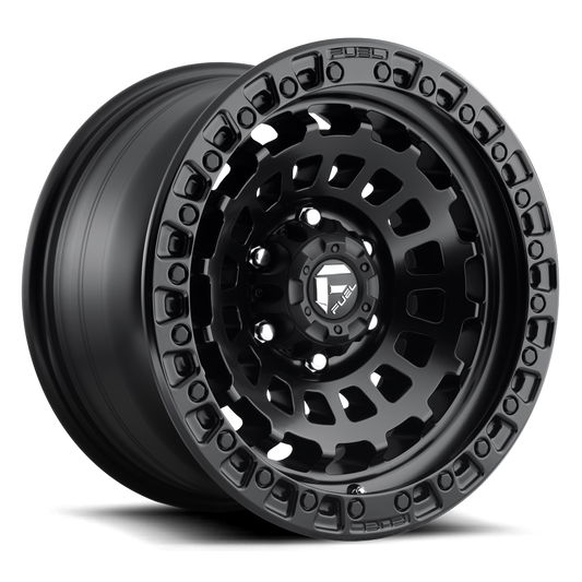 Aluminum Wheels 18X9 Zephyr D633 6 On 139.7 Matte Black 106.1 Bore 1 Offset Fuel Off Road Wheels