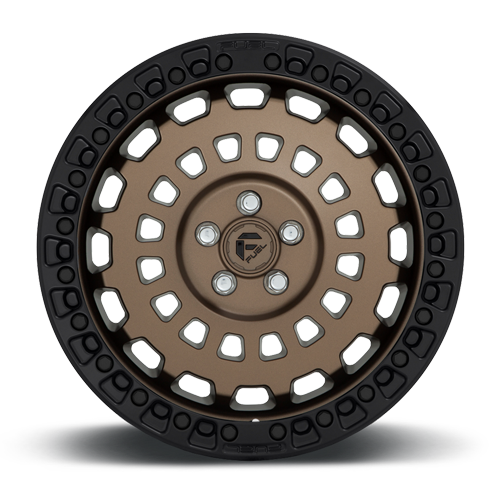 Aluminum Wheels 18X9 Zephyr D634 5 On 127 Matte Bronze W/Black Bead Ring 71.5 Bore 1 Offset Fuel Off Road Wheels