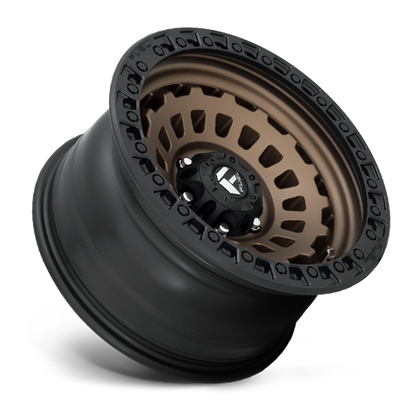 Aluminum Wheels 18X9 Zephyr D634 8 On 165.1 Matte Bronze W/Black Bead Ring 125.1 Bore -12 Offset Fuel Off Road Wheels