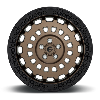Aluminum Wheels 20X9 Zephyr D634 5 On 150 Matte Bronze W/Black Bead Ring 110.1 Bore 20 Offset Fuel Off Road Wheels