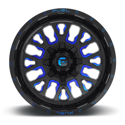 Aluminum Wheels 18X9 Stroke D645 6 On 120/6 On 139.7 Gloss Blue Milled 78.1 Bore 19 Offset Fuel Off Road Wheels