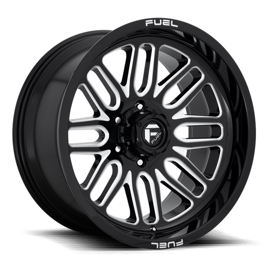Aluminum Wheels 20X10 Ignite D662 8 On 170 Gloss Black Milled 125.1 Bore -18 Offset Fuel Off Road Wheels