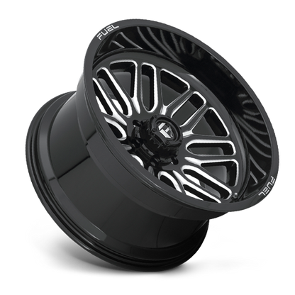 Aluminum Wheels 22X12 Ignite D662 8 On 165.1 Gloss Black Milled 125.1 Bore -43 Offset Fuel Off Road Wheels