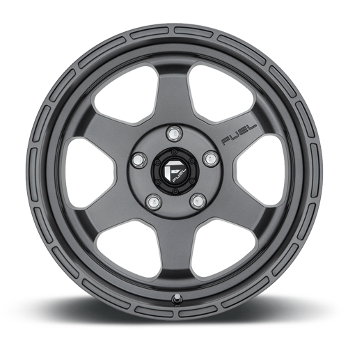 Aluminum Wheels 17X9 Shok D665 5 On 127 Matte Anthracite Gray 71.5 Bore 1 Offset Fuel Off Road Wheels