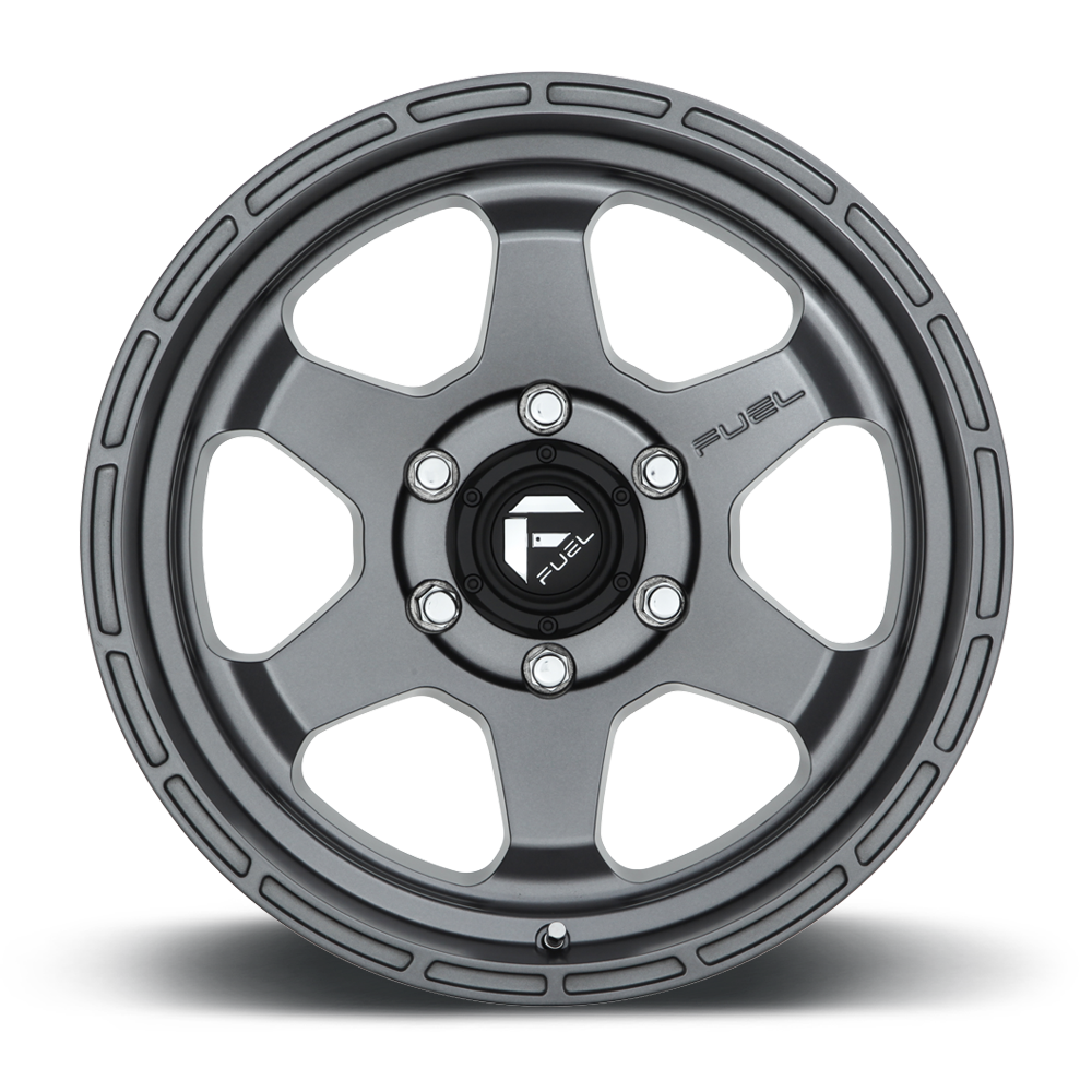 Aluminum Wheels 17X9 Shok D665 6 On 135 Matte Anthracite Gray 87.1 Bore -12 Offset Fuel Off Road Wheels