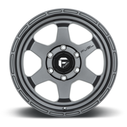 Aluminum Wheels 17X9 Shok D665 6 On 135 Matte Anthracite Gray 87.1 Bore -12 Offset Fuel Off Road Wheels